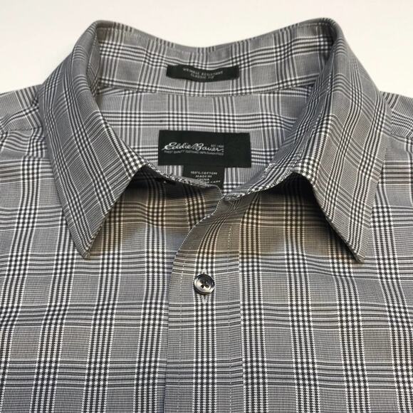 EDDIE BAUER Men’s Large Gray Long Sleeve Shirt - Picture 3 of 3